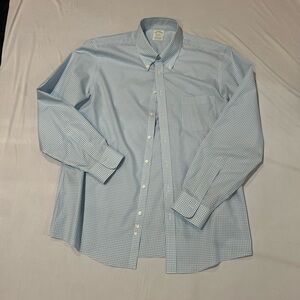 Brooks Brothers Blue Dress Shirt Classic Long Sleeve